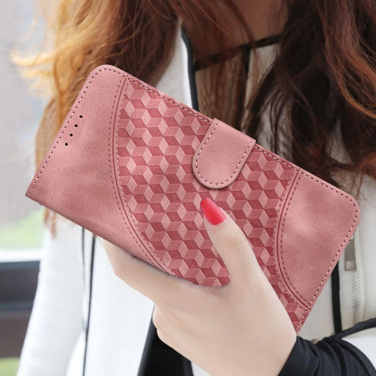 For Motorola Moto G Power 5G 2024 YX0060 Elephant Head Embossed Phone Leather Case with Lanyard(Pink) - Motorola Cases by PMC Jewellery | Online Shopping South Africa | PMC Jewellery | Buy Now Pay Later Mobicred