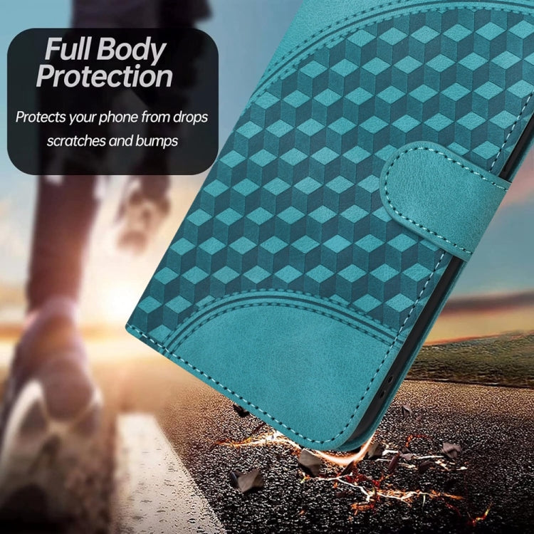 For Motorola Moto G Power 5G 2024 YX0060 Elephant Head Embossed Phone Leather Case with Lanyard(Light Blue) - Motorola Cases by PMC Jewellery | Online Shopping South Africa | PMC Jewellery | Buy Now Pay Later Mobicred
