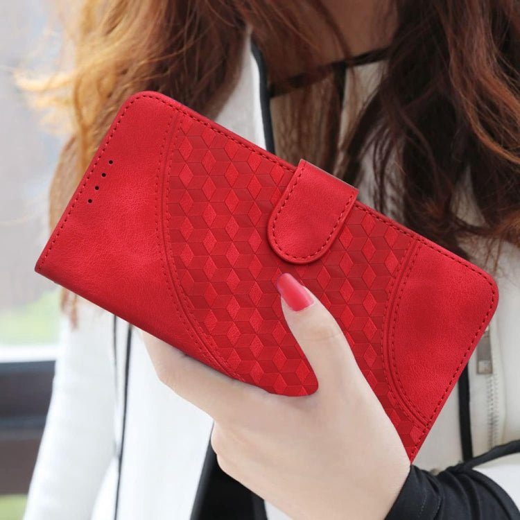 For Motorola Moto G Stylus 5G 2024 YX0060 Elephant Head Embossed Phone Leather Case with Lanyard(Red) - Motorola Cases by PMC Jewellery | Online Shopping South Africa | PMC Jewellery | Buy Now Pay Later Mobicred