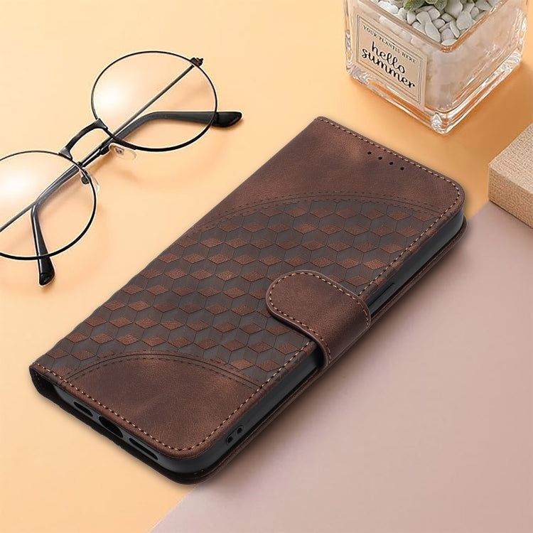 For Google Pixel 9 Pro YX0060 Elephant Head Embossed Phone Leather Case with Lanyard(Coffee) - Google Cases by PMC TechLife | Online Shopping South Africa | PMC TechLife | Buy Now Pay Later Mobicred