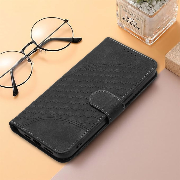 For Google Pixel 9 YX0060 Elephant Head Embossed Phone Leather Case with Lanyard(Black) - Google Cases by PMC TechLife | Online Shopping South Africa | PMC TechLife | Buy Now Pay Later Mobicred