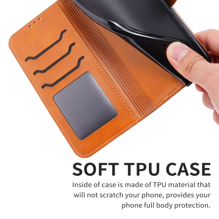 For Google Pixel 9 Embossed Happy Cat Pattern Flip Leather Phone Case(Yellow) - Google Cases by PMC TechLife | Online Shopping South Africa | PMC TechLife | Buy Now Pay Later Mobicred