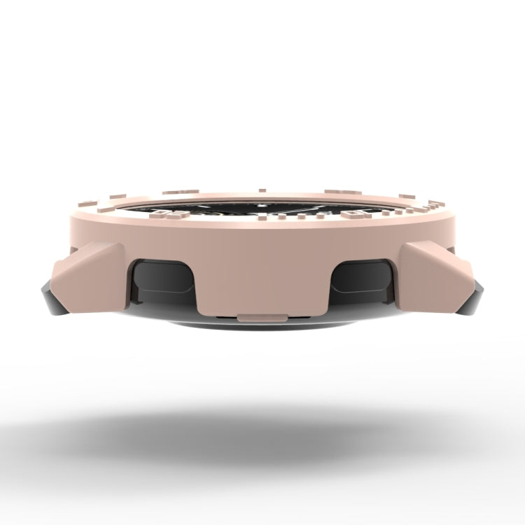 For Xiaomi Watch S3 Half Package Scale PC Watch Protective Case(Pink) - Watch Cases by PMC TechLife | Online Shopping South Africa | PMC TechLife