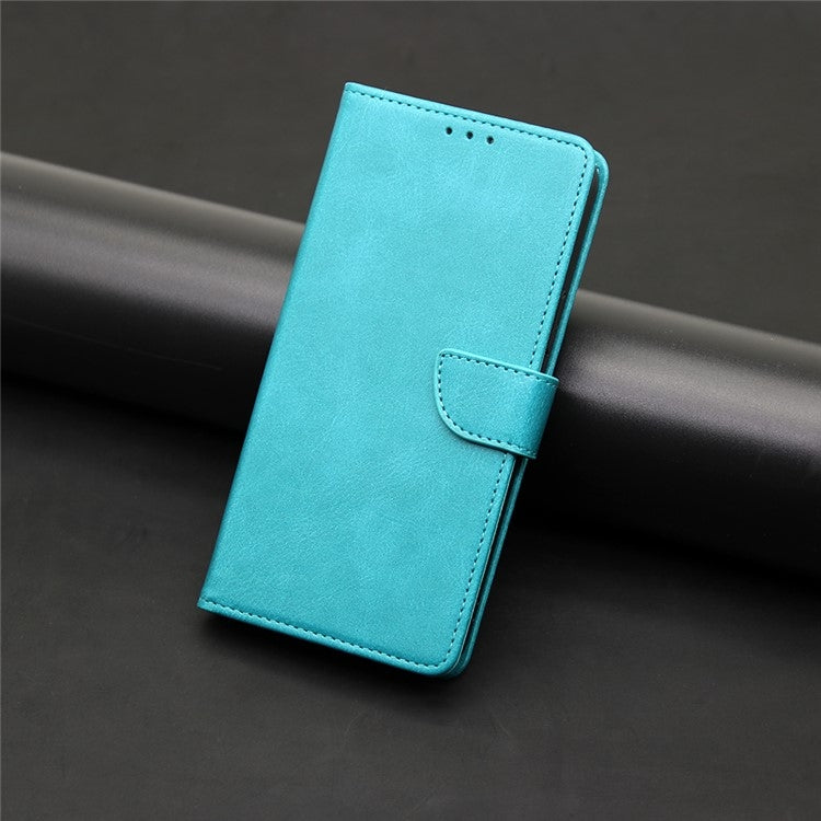 For Motorola Moto G Play 4G 2024 Calf Texture Buckle Flip Leather Phone Case(Light Blue) - Motorola Cases by PMC Jewellery | Online Shopping South Africa | PMC Jewellery | Buy Now Pay Later Mobicred