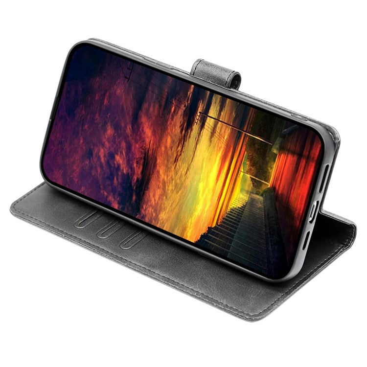 For Motorola Edge 5G 2024 Calf Texture Buckle Flip Leather Phone Case(Black) - Motorola Cases by PMC Jewellery | Online Shopping South Africa | PMC Jewellery | Buy Now Pay Later Mobicred