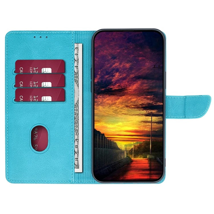For Motorola Edge 5G 2024 Calf Texture Buckle Flip Leather Phone Case(Light Blue) - Motorola Cases by PMC Jewellery | Online Shopping South Africa | PMC Jewellery | Buy Now Pay Later Mobicred