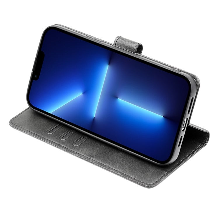 For Realme 12 5G Calf Texture Buckle Flip Leather Phone Case(Black) - Realme Cases by PMC TechLife | Online Shopping South Africa | PMC TechLife | Buy Now Pay Later Mobicred