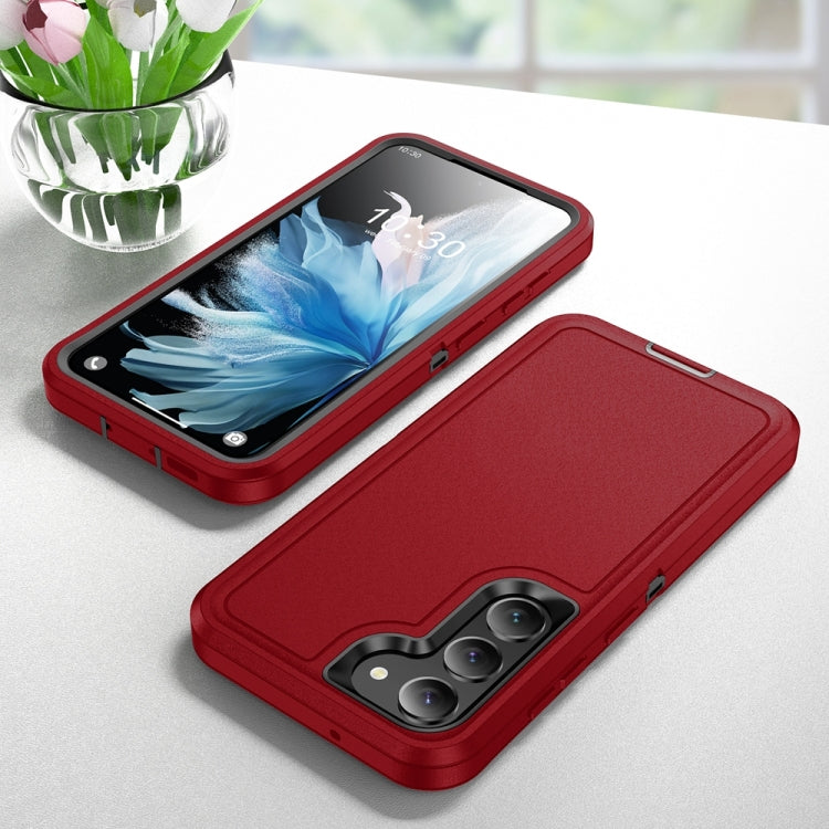 For Samsung Galaxy S24+ 5G / S25+ 5G Life Waterproof Rugged Phone Case(Red + Black) - free shipping - PMC Jewellery - Order now!