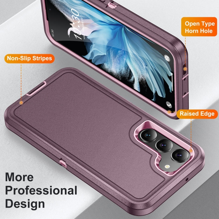 For Samsung Galaxy S24+ 5G / S25+ 5G Life Waterproof Rugged Phone Case(Purple + Pink) - free shipping - PMC Jewellery - Order now!