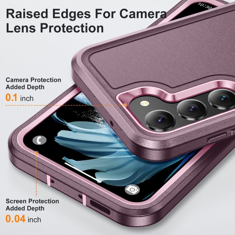 For Samsung Galaxy S24+ 5G / S25+ 5G Life Waterproof Rugged Phone Case(Purple + Pink) - free shipping - PMC Jewellery - Order now!