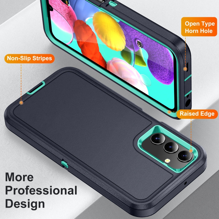 For Samsung Galaxy A15 5G Life Waterproof Rugged Phone Case(Dark Blue + Light Blue) - Galaxy Phone Cases by PMC TechLife | Online Shopping South Africa | PMC TechLife