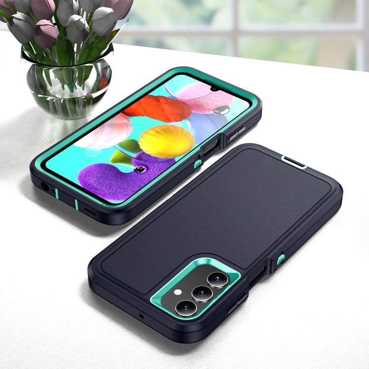 For Samsung Galaxy A15 5G Life Waterproof Rugged Phone Case(Dark Blue + Light Blue) - Galaxy Phone Cases by PMC TechLife | Online Shopping South Africa | PMC TechLife