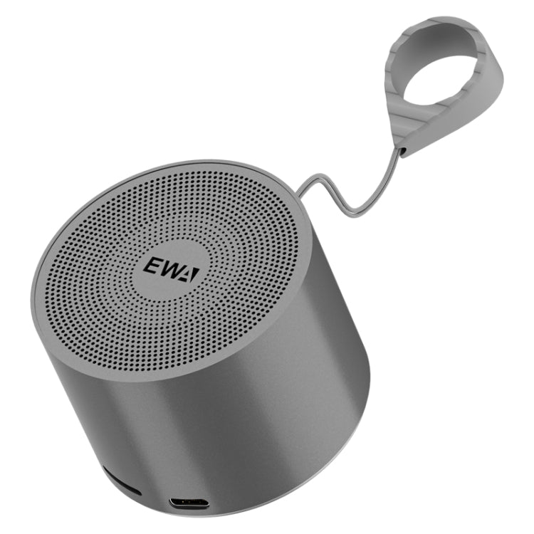 EWA A129 Mini Bluetooth 5.0 Bass Radiator Metal Speaker(Grey) - free shipping - PMC Jewellery - Order now!