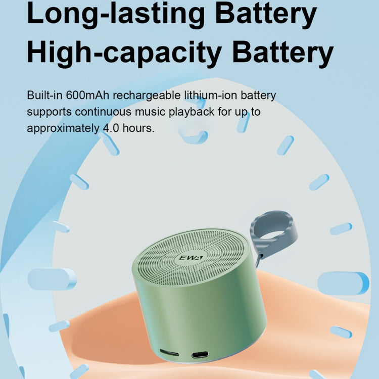 EWA A129 Mini Bluetooth 5.0 Bass Radiator Metal Speaker(Grey) - free shipping - PMC Jewellery - Order now!