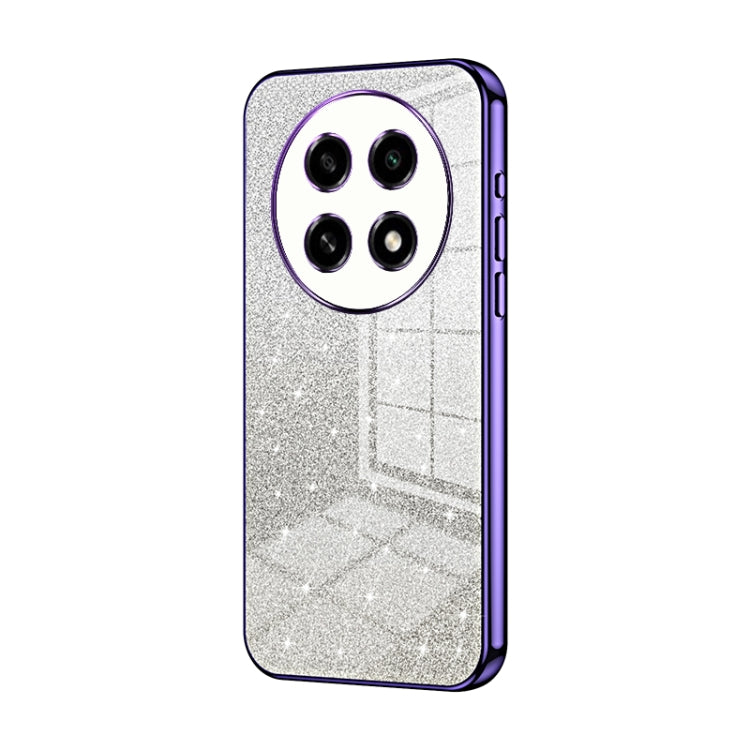 For OPPO A2 Pro Gradient Glitter Powder Electroplated Phone Case(Purple) - A2 Pro Cases by PMC TechLife | Online Shopping South Africa | PMC TechLife | Buy Now Pay Later Mobicred