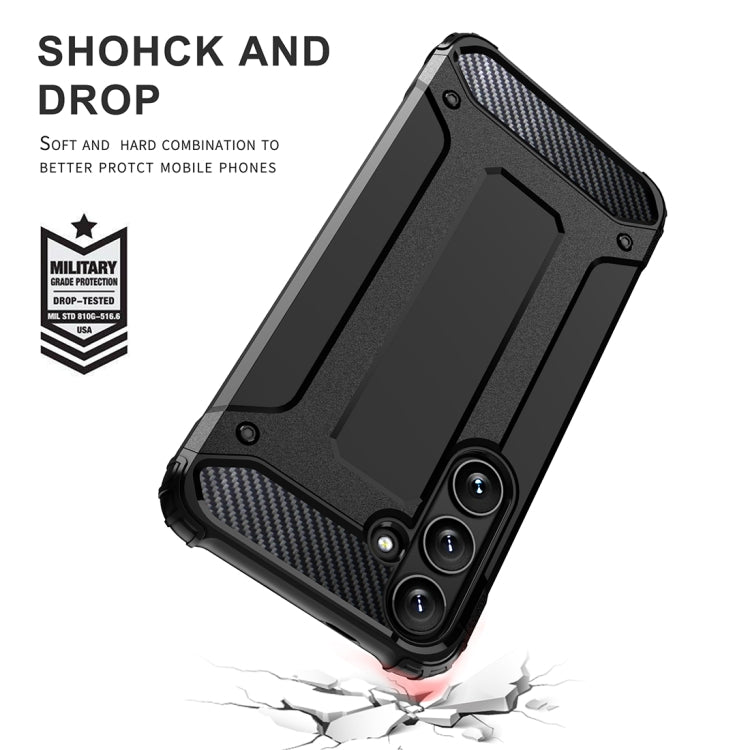 For Samsung Galaxy S24+ 5G Magic Armor TPU + PC Phone Case(Grey) - Galaxy S24+ 5G Cases by PMC TechLife | Online Shopping South Africa | PMC TechLife
