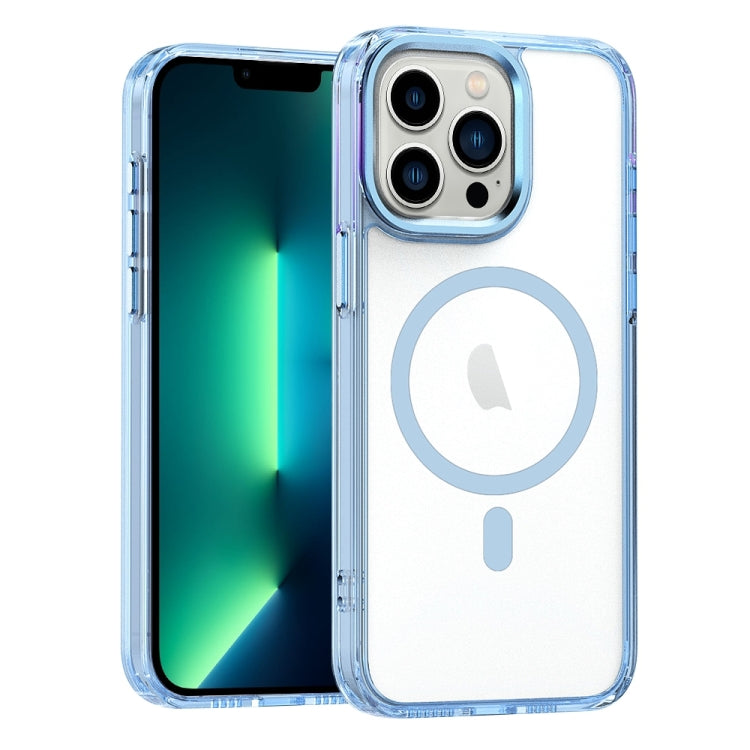 For iPhone 13 Pro Max MagSafe Magnetic Clear Phone Case(Sierra Blue) - iPhone 13 Pro Max Cases by PMC TechLife | Online Shopping South Africa | PMC TechLife