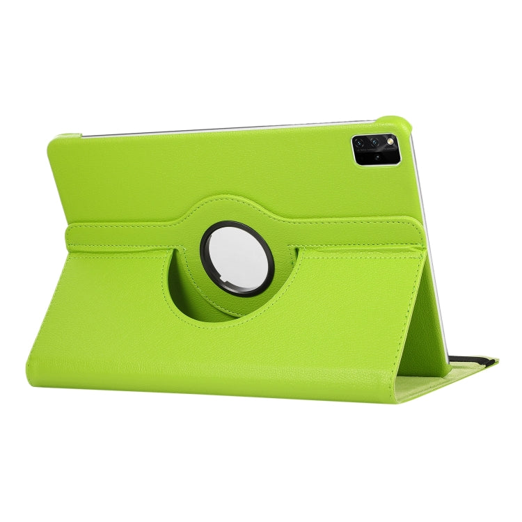 For Lenovo Tab M11 / Xiaoxin Pad 11 2024 360 Degree Rotation Litchi Texture Leather Tablet Case(Green) - Lenovo by PMC Jewellery | Online Shopping South Africa | PMC Jewellery | Buy Now Pay Later Mobicred