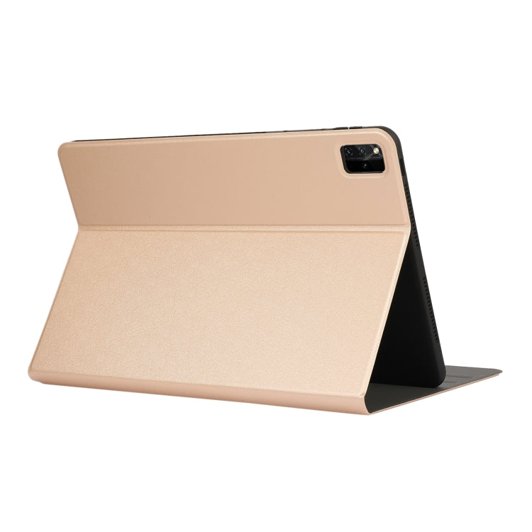 For Lenovo Tab M11 / Xiaoxin Pad 11 2024 Voltage Elastic Texture Flip Tablet Leather Case(Gold) - free shipping - PMC Jewellery - Order now!