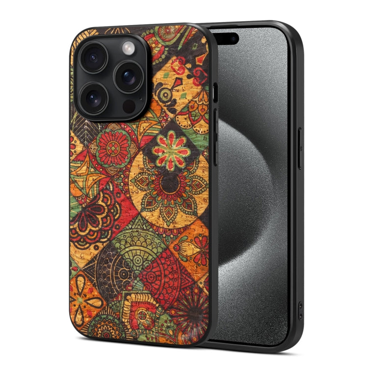 For iPhone 15 Pro Four Seasons Flower Language Series TPU Phone Case(Autumn Yellow) - iPhone 15 Pro Cases by PMC TechLife | Online Shopping South Africa | PMC TechLife | Buy Now Pay Later Mobicred