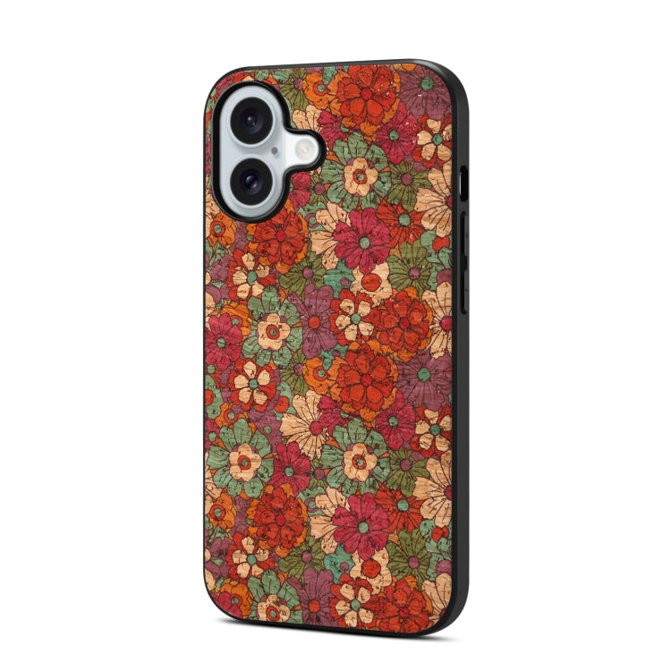 For iPhone 16 Plus Four Seasons Flower Language Series TPU Phone Case(Summer Red) - iPhone 16 Plus Cases by PMC TechLife | Online Shopping South Africa | PMC TechLife | Buy Now Pay Later Mobicred