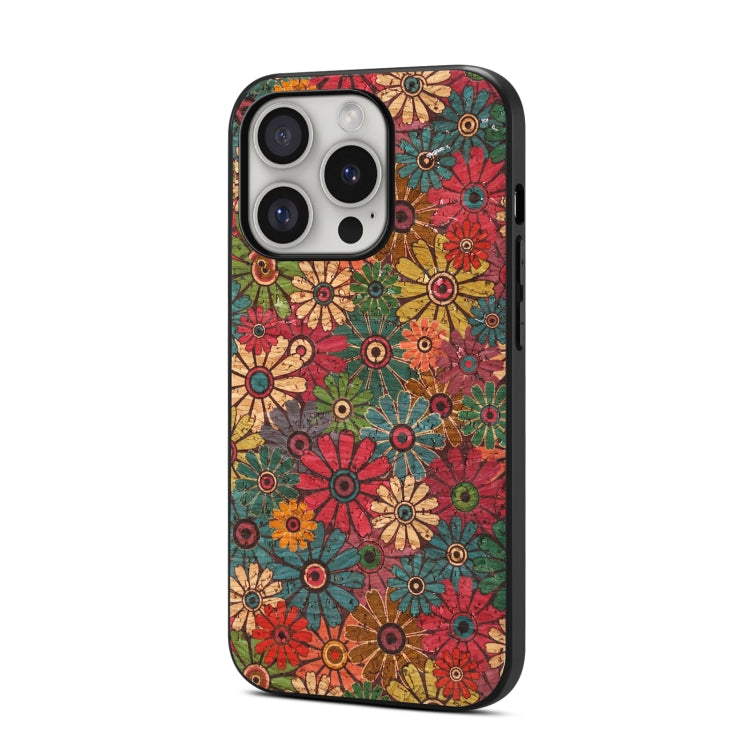 For iPhone 16 Pro Four Seasons Flower Language Series TPU Phone Case(Spring Green) - iPhone 16 Pro Cases by PMC TechLife | Online Shopping South Africa | PMC TechLife | Buy Now Pay Later Mobicred