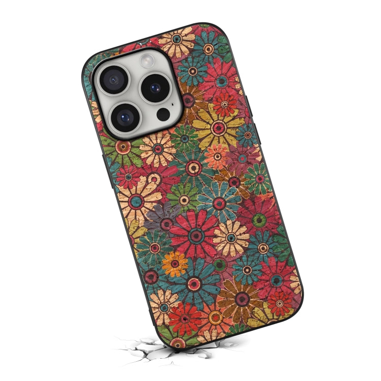 For iPhone 16 Pro Four Seasons Flower Language Series TPU Phone Case(Spring Green) - iPhone 16 Pro Cases by PMC TechLife | Online Shopping South Africa | PMC TechLife | Buy Now Pay Later Mobicred