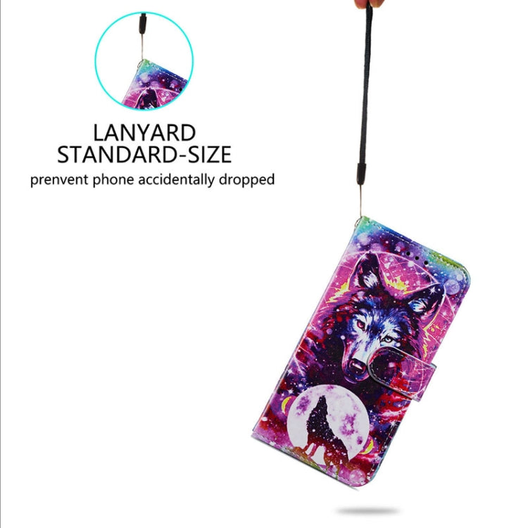 For Blackview A53 Pro Painted Pattern Horizontal Flip Leather Phone Case(Wolf Totem) - More Brand by PMC TechLife | Online Shopping South Africa | PMC TechLife | Buy Now Pay Later Mobicred