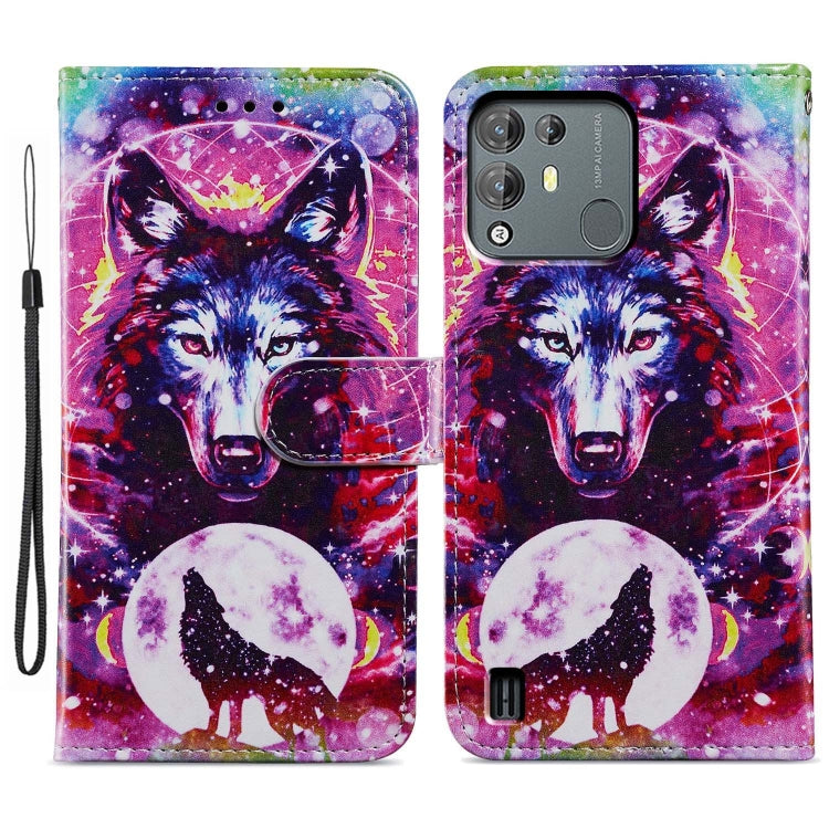 For Blackview A55 Pro Painted Pattern Horizontal Flip Leather Phone Case(Wolf Totem) - More Brand by PMC TechLife | Online Shopping South Africa | PMC TechLife | Buy Now Pay Later Mobicred