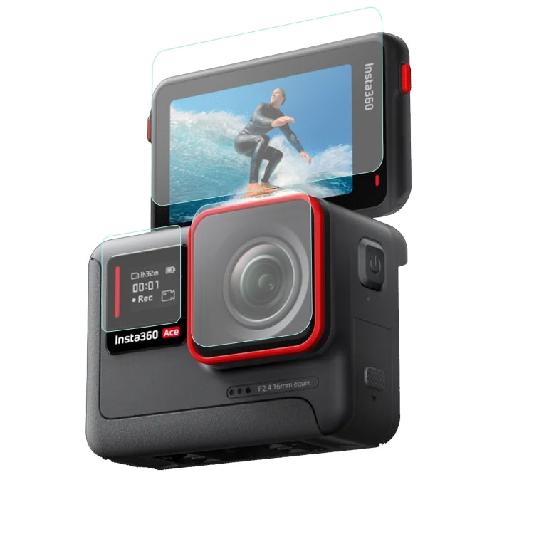 For Insta360 Ace Sunnylife 3 in 1 Rear & Front Screen Lens Explosion proof Film(1 Set) - Protective Film & Stickers by Sunnylife | Online Shopping South Africa | PMC TechLife | Buy Now Pay Later Mobicred