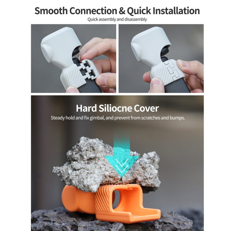 For DJI Osmo Pocket 3 Sunnylife OP3-BHT746 Silicone Protective Case(Black) - Case & Bags by Sunnylife | Online Shopping South Africa | PMC TechLife | Buy Now Pay Later Mobicred