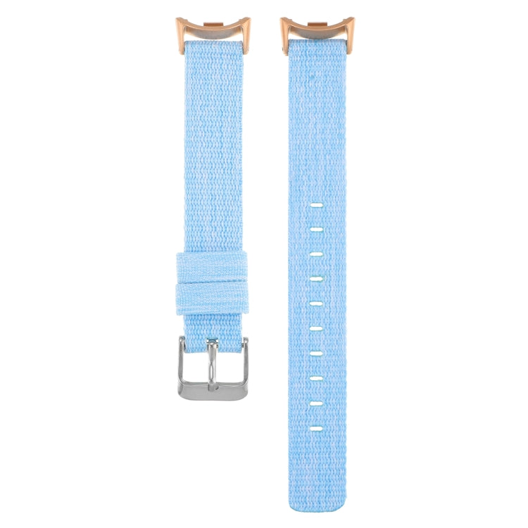 For Xiaomi Mi Band 8 Nylon Canvas Watch Band(Sky Blue) - free shipping - PMc TechLife - Order now!