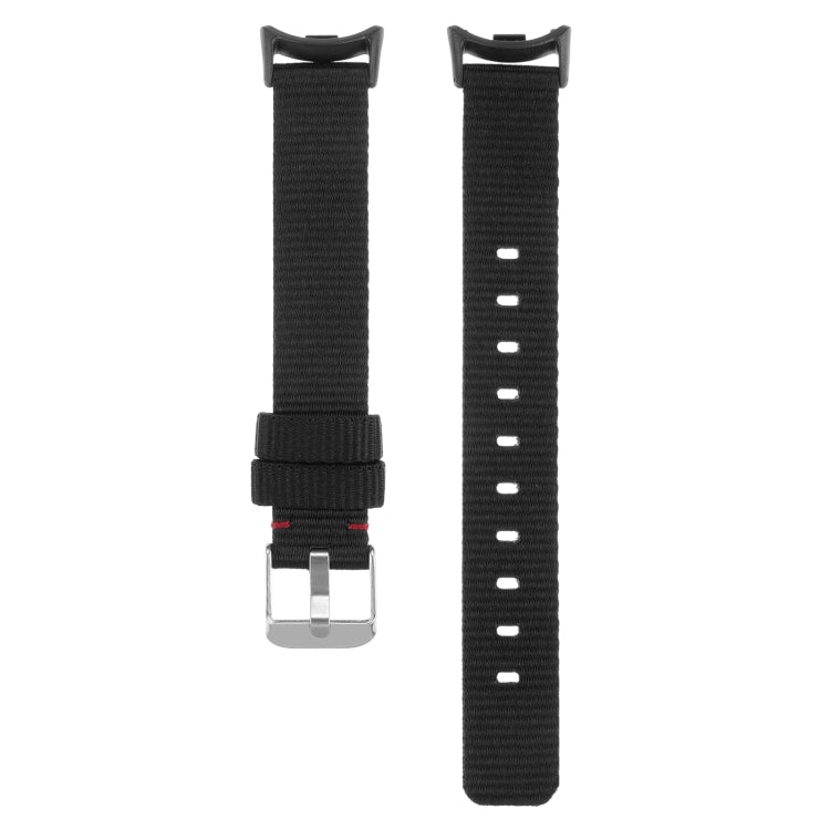 For Xiaomi Mi Band 8 Nylon Canvas Watch Band(Black) - free shipping - PMc TechLife - Order now!
