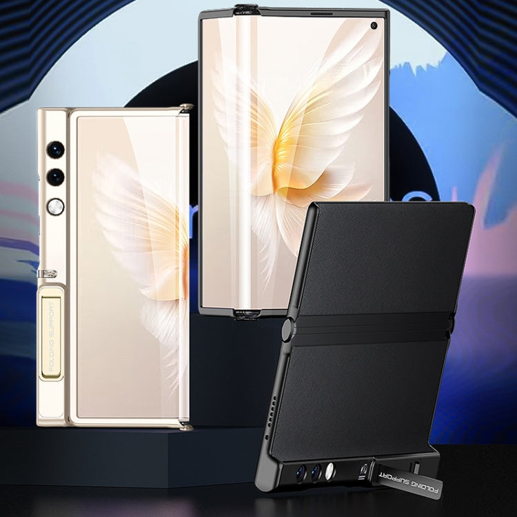 For Honor V Purse GKK Ultra-thin Full Coverage Shockproof Phone Case with Holder(Gold) - free shipping - PMC TechLife - Order now!