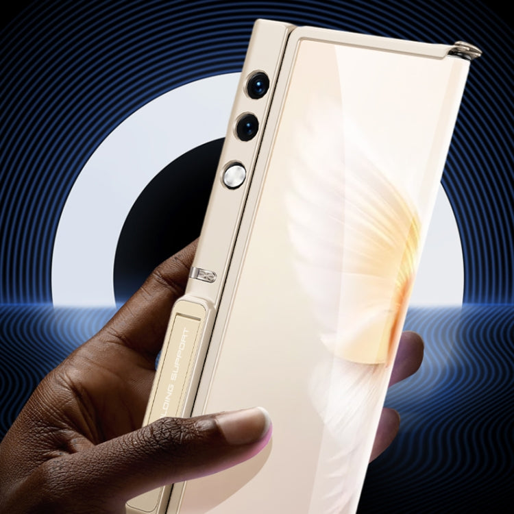 For Honor V Purse GKK Ultra-thin Full Coverage Shockproof Phone Case with Holder(Gold) - free shipping - PMC TechLife - Order now!