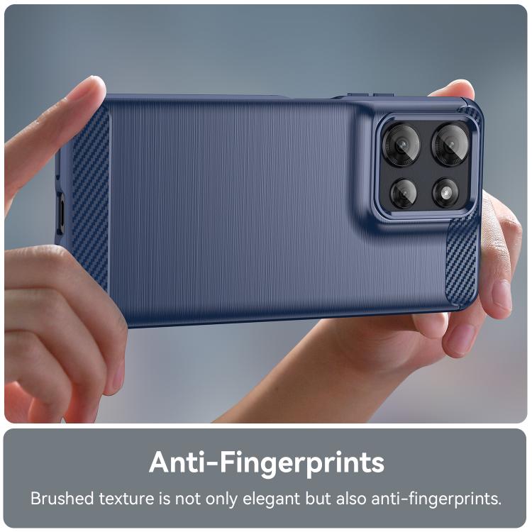 For Motorola Moto G Power 2025 Carbon Fiber Brushed Texture TPU Phone Case(Blue) - free shipping - PMC TechLife - Order now!