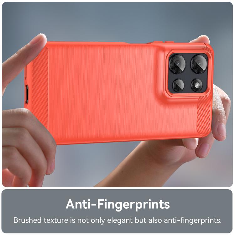 For Motorola Moto G Power 2025 Carbon Fiber Brushed Texture TPU Phone Case(Red) - free shipping - PMC TechLife - Order now!