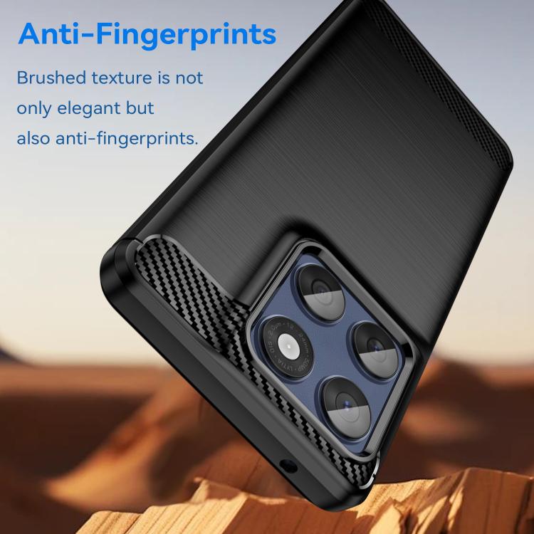 For Motorola Edge 60 Fusion Carbon Fiber Brushed Texture TPU Phone Case(Black) - free shipping - PMC TechLife - Order now!