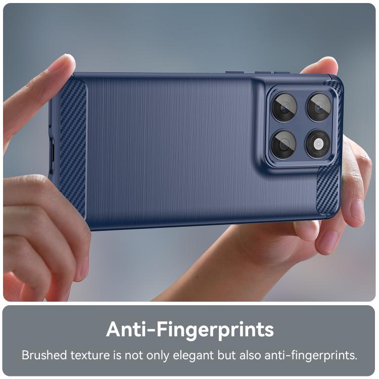 For Motorola Edge 60 Fusion Carbon Fiber Brushed Texture TPU Phone Case(Blue) - free shipping - PMC TechLife - Order now!