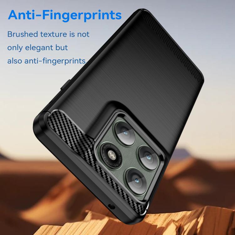 For Motorola Edge 5G 2025 Carbon Fiber Brushed Texture TPU Phone Case(Black) - free shipping - PMC TechLife - Order now!