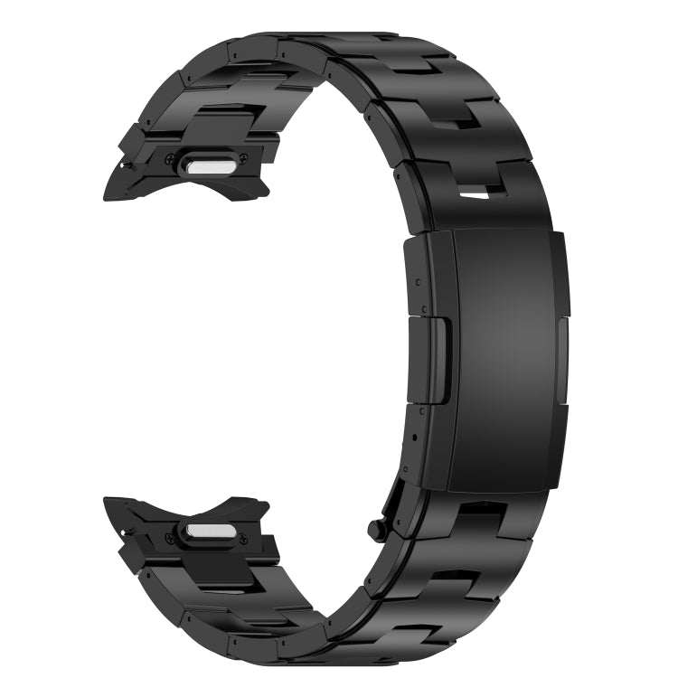 For Samsung Galaxy Watch6/6 Classic/5/5 Pro Button Style Titanium Steel Metal Watch Band(Black) - free shipping - PMC TechLife - Order now!