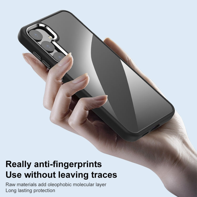 For Samsung Galaxy S25 5G Anti-fingerprint Highly Transparent PC Phone Case(Purple) - Galaxy S25 5G Cases by PMC Jewellery | Online Shopping South Africa | PMC Jewellery | Buy Now Pay Later Mobicred