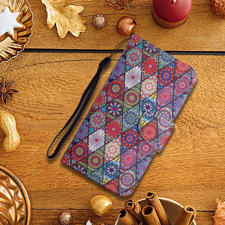 For Xiaomi Redmi Note 13 Pro 5G Colored Drawing Pattern Leather Phone Case(Diamond Kaleidoscope) - free shipping - PMC TechLife - Order now!