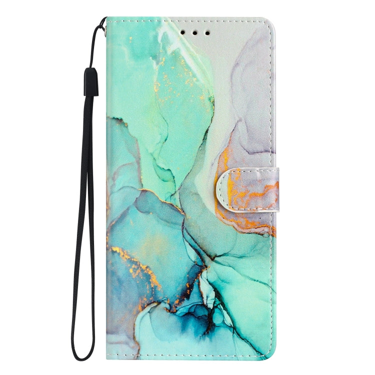 For Blackview A53 Pro Colored Drawing Leather Phone Case(Green Marble) - More Brand by PMC TechLife | Online Shopping South Africa | PMC TechLife | Buy Now Pay Later Mobicred