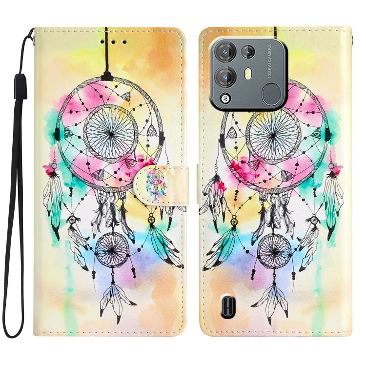 For Blackview A55 Pro Colored Drawing Leather Phone Case(Dream Catcher) - More Brand by PMC TechLife | Online Shopping South Africa | PMC TechLife | Buy Now Pay Later Mobicred