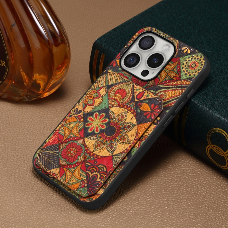 For iPhone 16 Pro Dual Card Slot Holder Phone Case(Autumn Yellow) - iPhone 16 Pro Cases by PMC TechLife | Online Shopping South Africa | PMC TechLife | Buy Now Pay Later Mobicred