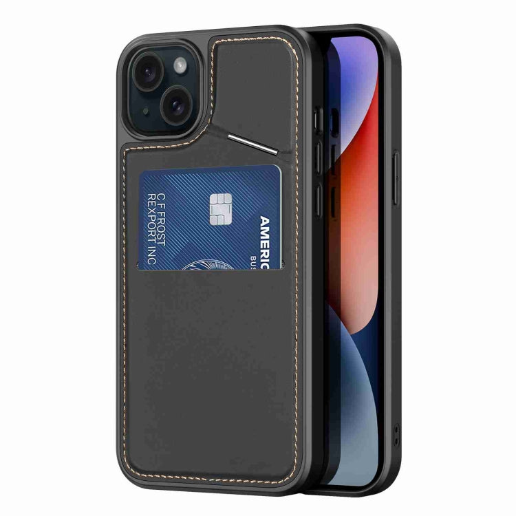 For iPhone 14 / 13 DUX DUCIS Rafi II Series MagSafe Magnetic Holder RFID Phone Case(Black) - free shipping - PMC Jewellery - Order now!