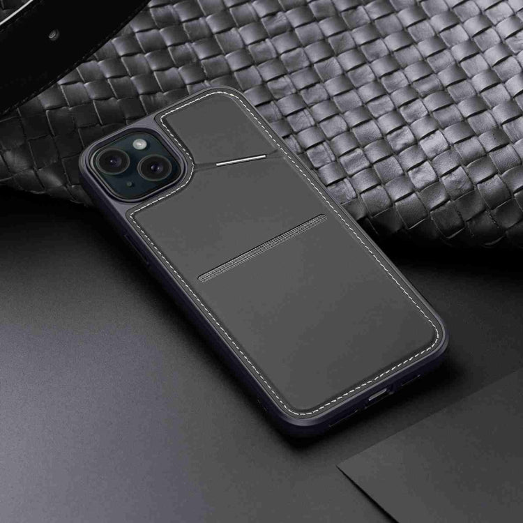 For iPhone 14 / 13 DUX DUCIS Rafi II Series MagSafe Magnetic Holder RFID Phone Case(Black) - free shipping - PMC Jewellery - Order now!