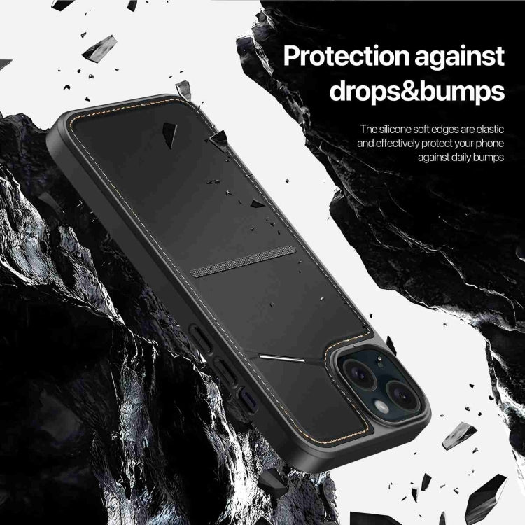 For iPhone 14 / 13 DUX DUCIS Rafi II Series MagSafe Magnetic Holder RFID Phone Case(Black) - free shipping - PMC Jewellery - Order now!