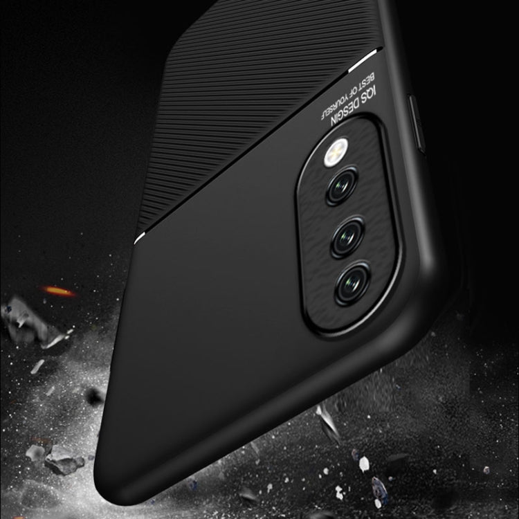 For Honor 90 Classic Tilt Strip Grain Magnetic Shockproof PC + TPU Phone Case(Green) - Honor Cases by PMC TechLife | Online Shopping South Africa | PMC TechLife